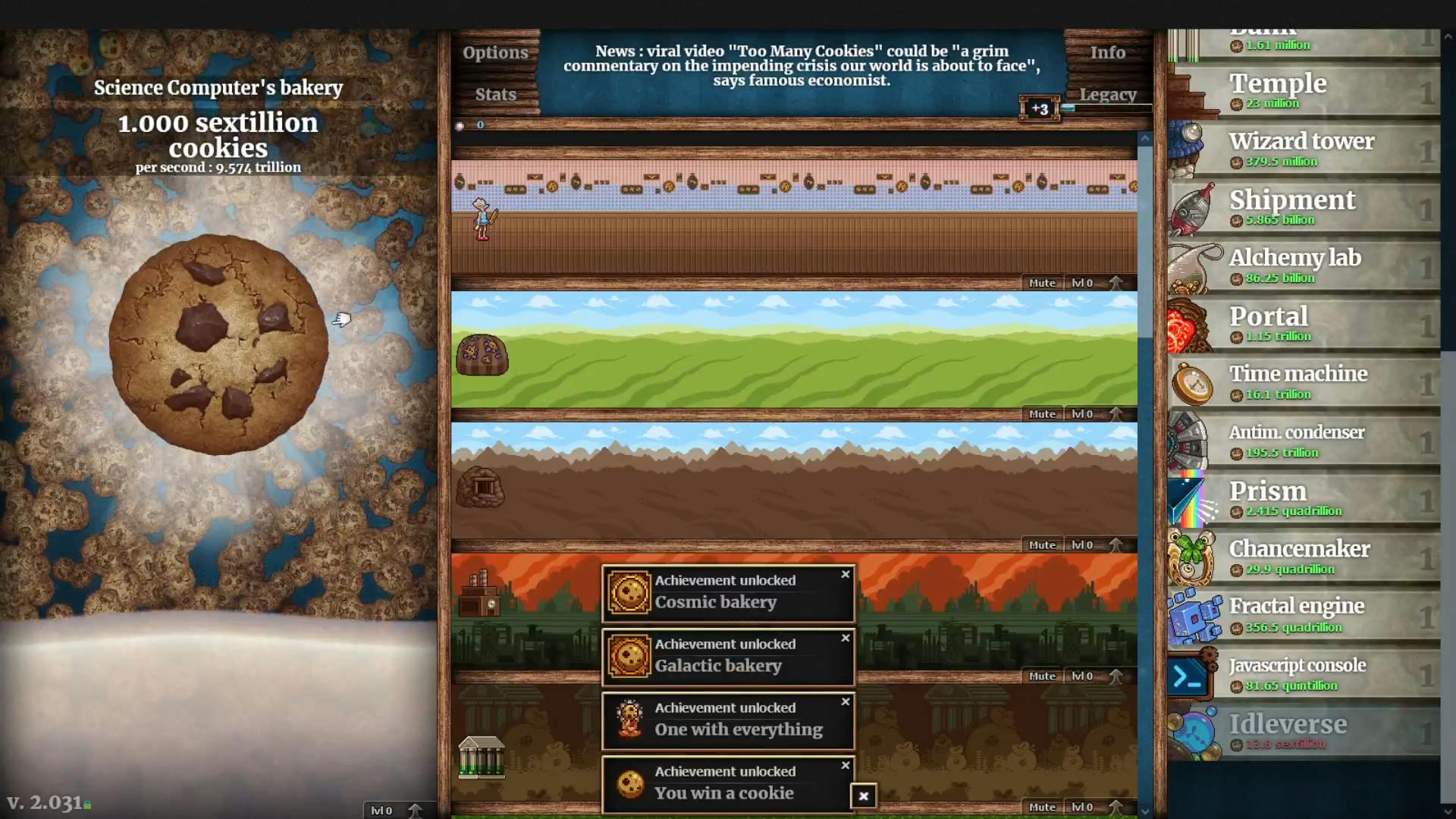 Cookie Clicker Screenshot